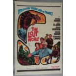 4 US one-sheet film posters comprising "The Lost World" from 1960, "Fantastic Voyage" 1966,