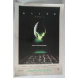 ALIEN limited edition No 1872 / 5000 special foil printed on heavy card stock film poster in rolled