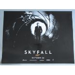 James Bond modern film posters including "Skyfall" British Quad 30 x 40 inch starring Daniel Craig