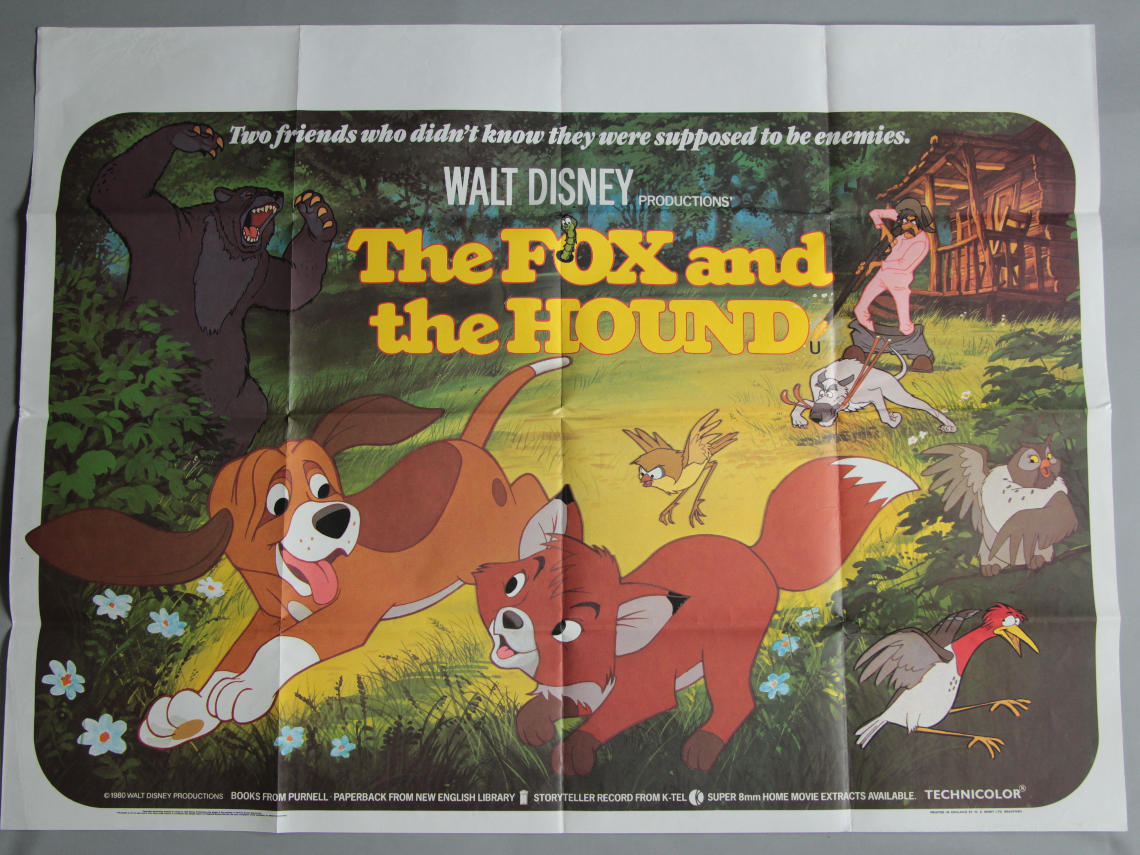 WALT DISNEY collection of British Quad film posters including; - Image 3 of 9