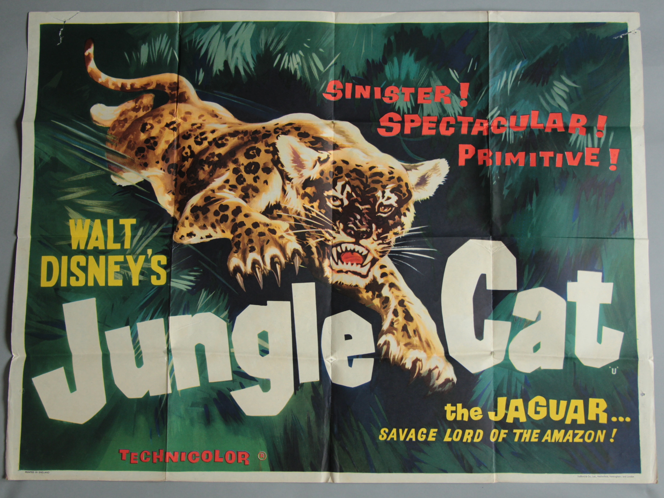 WALT DISNEY collection of British Quad film posters including; - Image 8 of 9