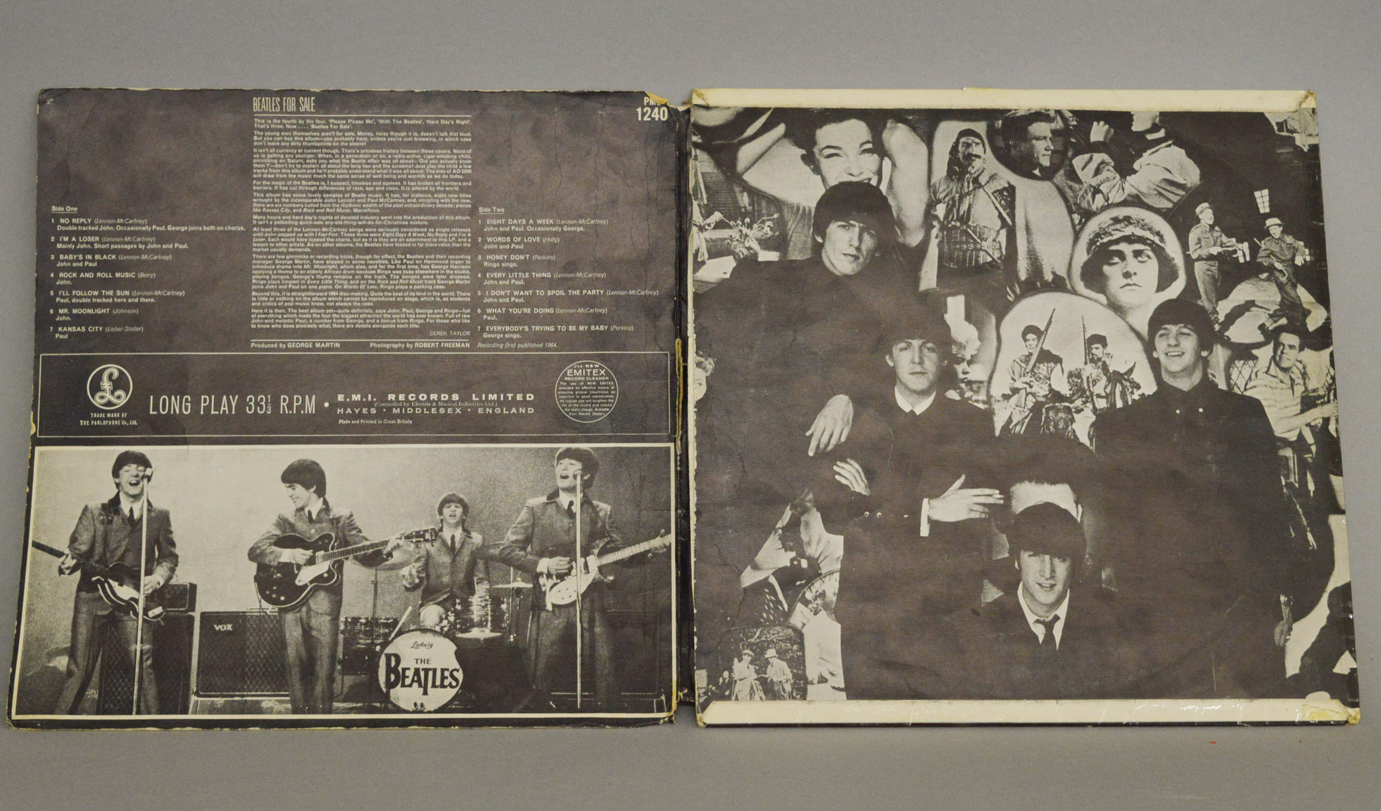 Two The Beatles LP records: "Beatles for Sale" mono PMC1240 and "Revolver"mono PMC7009 printed by - Image 3 of 9