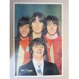 The Beatles 1968 souvenir official fan club poster 20 x 30 inch folded plus another 20 x 30 inch