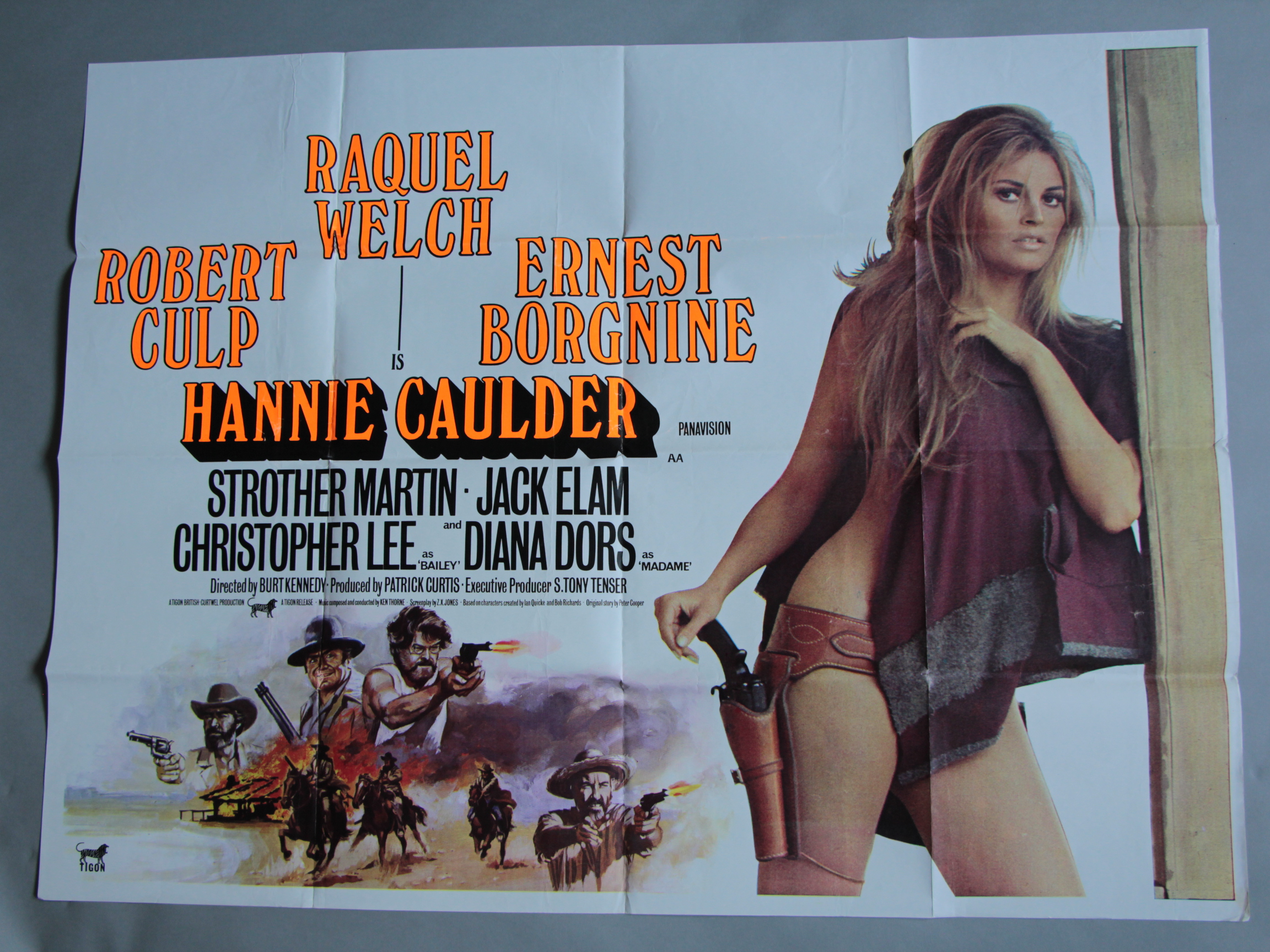 Collection of Western genre British Quad Film Posters 30x40" including: The Rare Breed (1966)