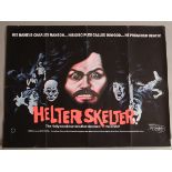 An all X certificate Adults only collection of British Quad film posters including Helter Skelter