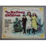 "The Railway Children" 1970 1st release British Quad film poster with full colour steam train art