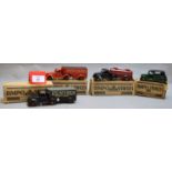 Four boxed Timpo diecast models, a 'Pickfords Removals' Articulated lorry,