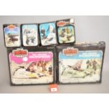 Six Star Wars The Empire Strikes Back vehicles: Palitoy Snowspeeder; Kenner Snowspeeder;