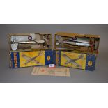 Two boxed Frog Single Seat Fighter (Mk V) aircraft models,