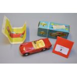 A boxed Tri-ang Spot-On 215 Daimler Dart SP250 in red, G/G+ with some chips,