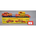 Lesney Matchbox King Size K-8 Tractor and Transporter, includes: No.