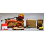 A group of boxed Benbros diecast models including a Qulaitoy Ruston Bucyrus Excavator,