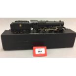 OO gauge. Graham Farish: 4-6-0 BR black '44753' locomotive; six boxed rolling stock. F-G.