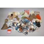 Quantity of Kenner Star Wars accessories for 3 3/4" action figures, including weapons, clothing,