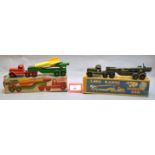 Two boxed Crescent Toys diecast truck models,