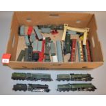 OO gauge. Quantity of assorted rolling stock and other accessories by Hornby Dublo, Triang, etc.