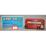 A boxed Tri-ang Spot-On 145 London Transport Routemaster Bus diecast model in 1:42 scale.
