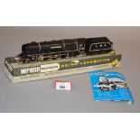 OO gauge. Wrenn W2227 AM2 4-6-2 LMS black 'Sir William A Stanier FRS'.