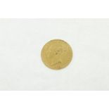 A Victorian 1863 gold half sovereign coin