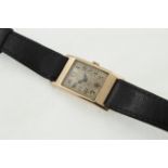 A 1930's gents wristwatch, H/M London 1935, ISIS working manual-wind movement,