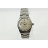 TUDOR - A 50's/60's stainless steel TUDOR OYSTER Shock-Resisting manual-wind gents wristwatch,