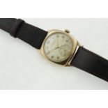 A 1950's 9ct OLIVANT & BOTSFORD gents wristwatch, H/M Birmingham 1953,