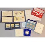 A quantity of coins to include a Commonwealth of the Bahamas coin set, a Coinage of Belize,