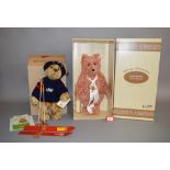 Two Steiff teddy bears: Special US Edition Compass Rose Teddy Bear 44, ltd.ed.