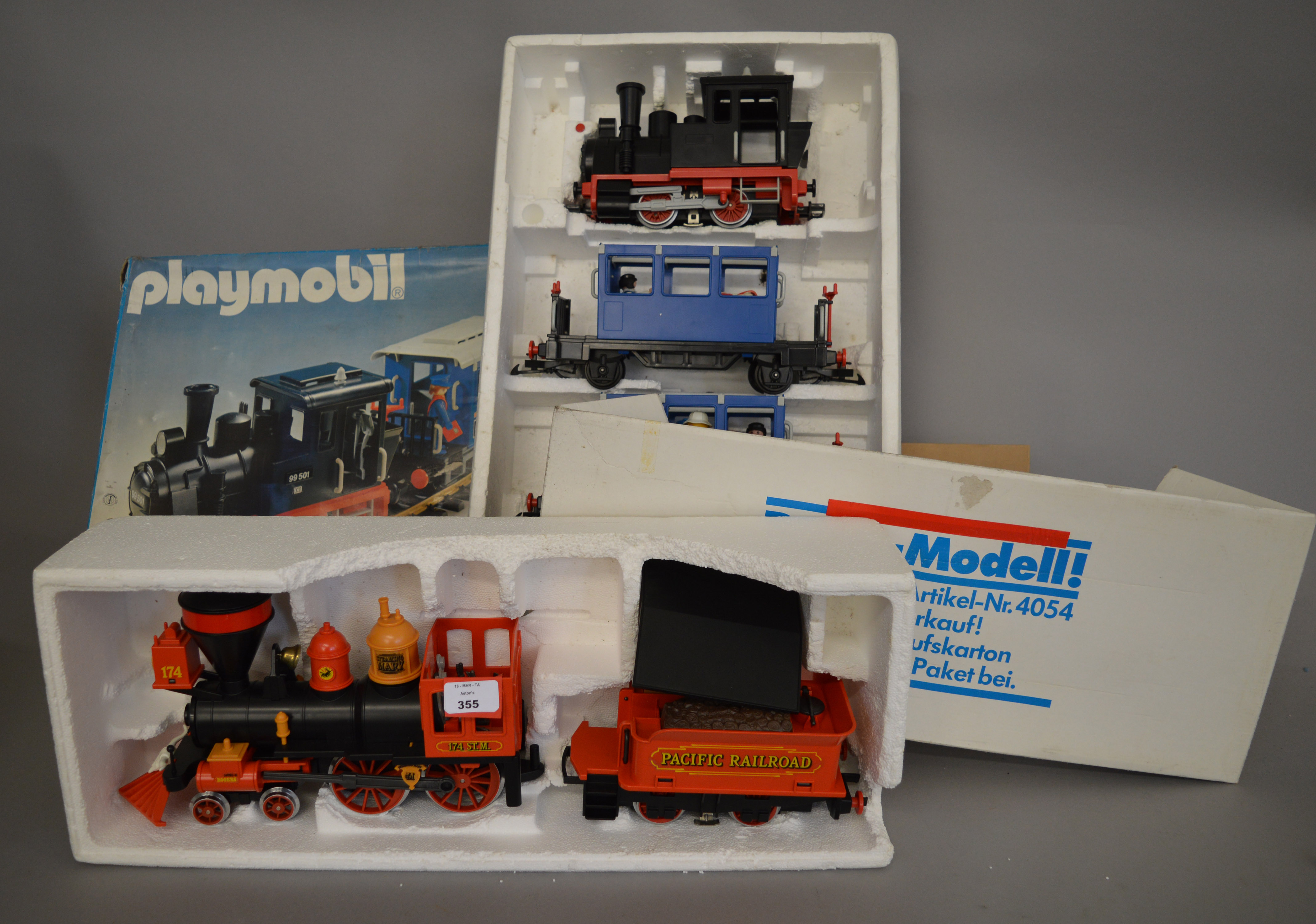 PLAYMOBIL CHEMINÉE 3D custom Locomotive train 3958 4000 4001 envoi gratuit Fr EUR 16,00