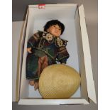 Gotz Designer Doll Dribble Baby Boy, height approx. 50 cm. VG, boxed.