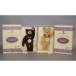 Two Steiff Club Edition teddy bears: 420078 1996/97 Dicky Brown Bear 1935;