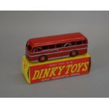 Dinky Toys 282 Duple Roadmaster Coach in red.