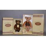 Two Steiff British Collectors teddy bears: 654404 1995 Brown Tipped 35 bear, ltd.ed.