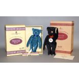 Two Steiff Club Edition teddy bears: 420160 1999/2000 Teddy Bear 1912 Black replica;