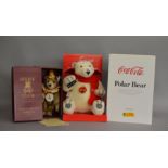 Two Steiff teddy bears: 420023 Club Edition 1993/94 Teddy Clown 1928 with certificate;