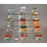 Fifteen boxed Matchbox 1-75 series 'Superfast' diecast models including 38d, 42d, 43c, 44c, 45c,