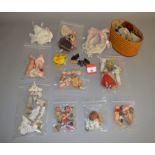 An interesting selection of small dolls,