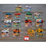 Fourteen boxed Matchbox 1-75 series 'Superfast' diecast models including 54d, 57d, 59d, 61d, 63d,