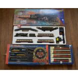 OO Gauge. Two boxed Hornby sets, R.545 'Inter-City 125', very grubby in P box and R.