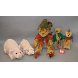Seven Hermann teddy bears: Little Gem, ltd.ed.