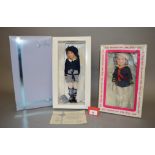 Two dolls: Ideal Shirley Temple, VG in F box; Kish & Company 'All Dressed Up' Kristina,