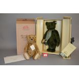Two Steiff teddy bears: Harrods Centenary Bear, ltd.ed.
