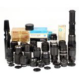 Around 25 Various Fit Camera Lenses.