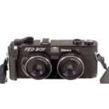 FED "Boy" 35mm Stereo Camera. (condition 4F). Version F582 with 38mm f2.
