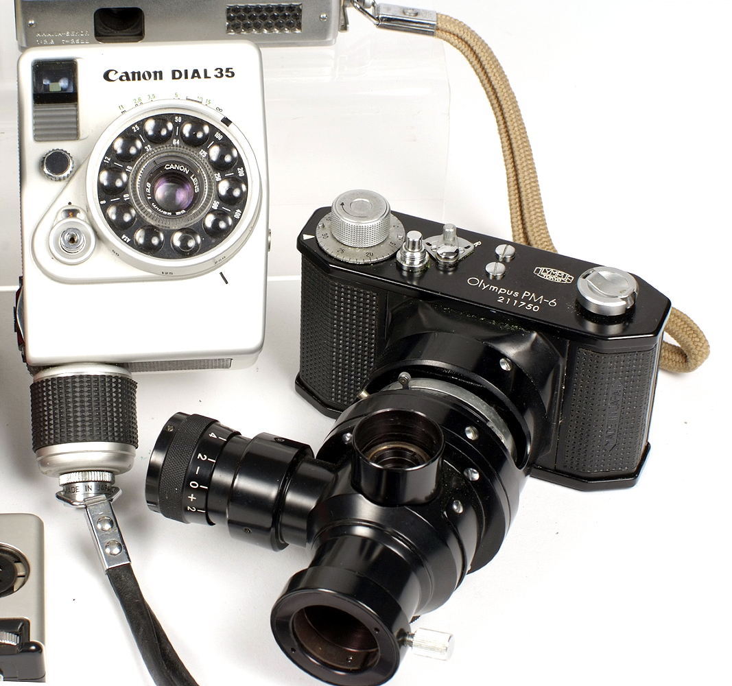 Classic Collection inc Olympus PM6 Microscope Camera. Shutter fires with cable release. - Image 3 of 4