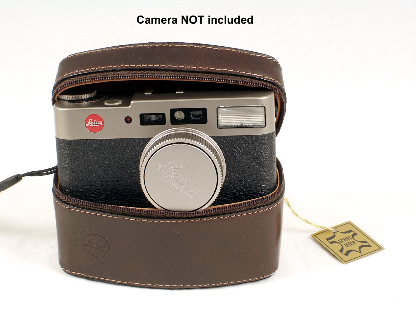 Leather Case for Leica CM Zoom Camera. (condition 3) Looks - and smells, as new. - Image 2 of 2