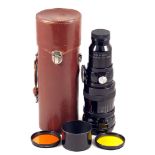 TAIR-3 f4,5 300mm M39 Pre-set Lens. Slight internal dust/specks (condition 5E). 1965.