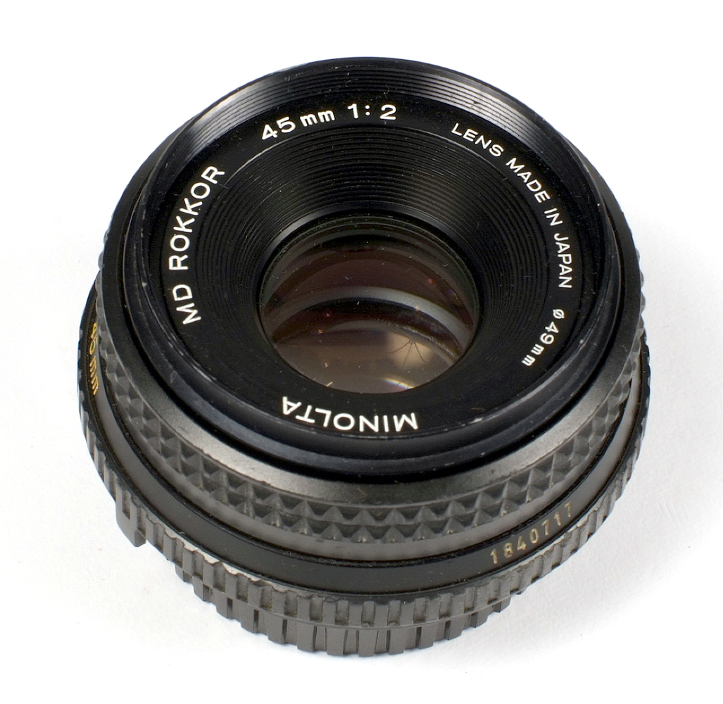 Black Minolta XG-2 with Rokkor 50mm f1,4 & 45mm f2 Pancake Lens. - Image 3 of 5