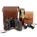 Carl Zeiss Jena Binoculars & Other Optical Items. CZJ 8x30W Jenoptm binoculars (condition 4E).