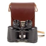 Carl Zeiss Jena 8x30W Jenoptm Binoculars. (condition 4E). With strap and makers case.